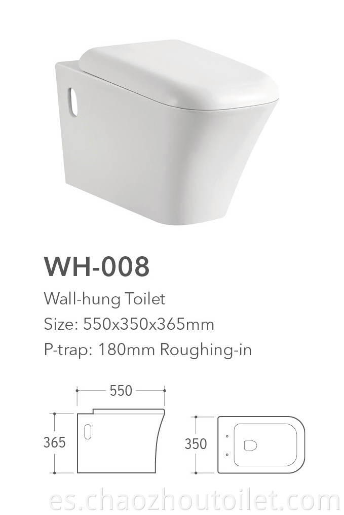 Wh 008 Wall Hung Toilet
